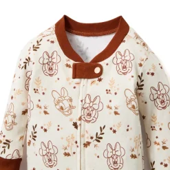 Grenouillère Minnie et Daisy Duck en tissu extensible pour bébé