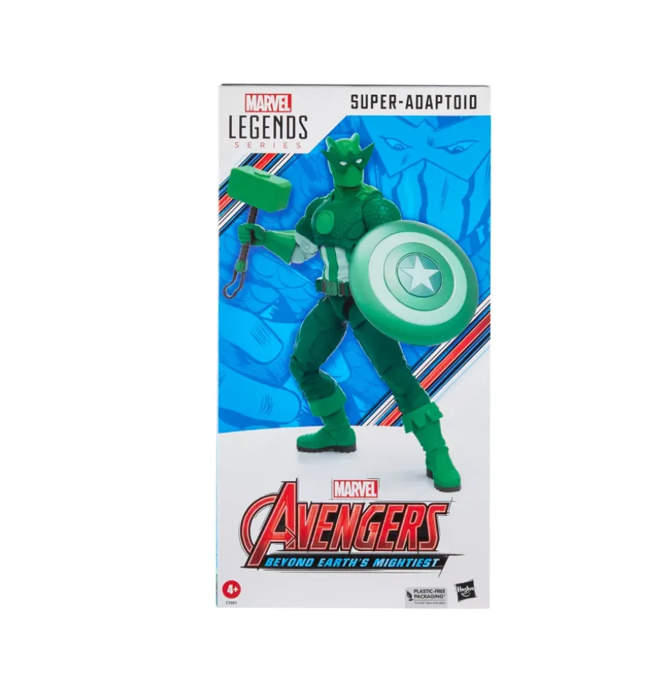 Hasbro Figurine de collection Super-Adaptoide Marvel Legends Series, Avengers 60e anniversaire