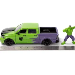 Jada Toys Figurine Hulk avec modèle réduit de la Dodge Ram 1500 de 2014, échelle 1/24