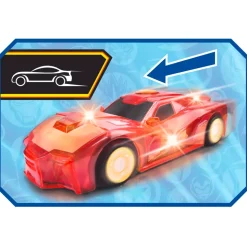 Jada Toys Voiture Light Hero d'Iron Man miniature, échelle 1/32, Marvel