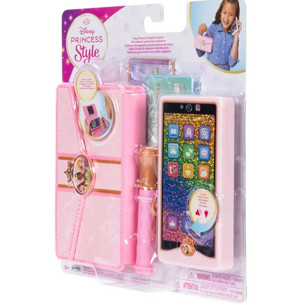 Jakks Ensemble de jeu pochette et téléphone Disney Princess Style