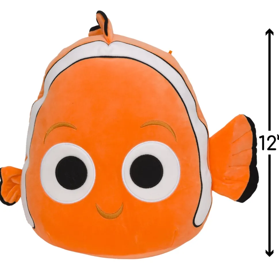 Jazwares Grande peluche Nemo Squishmallows, Le Monde de Nemo