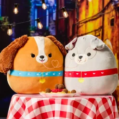 Jazwares Grande peluche Squishmallows Clochard, La Belle et le Clochard – 35 cm