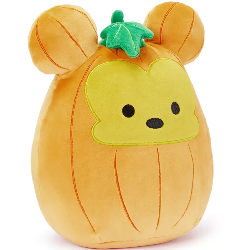 Jazwares Peluche Mickey citrouille Squishmallows de taille moyenne, 28 cm