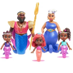 Just Play Ensemble de figurines Famille royale, Ariel sur Disney Junior