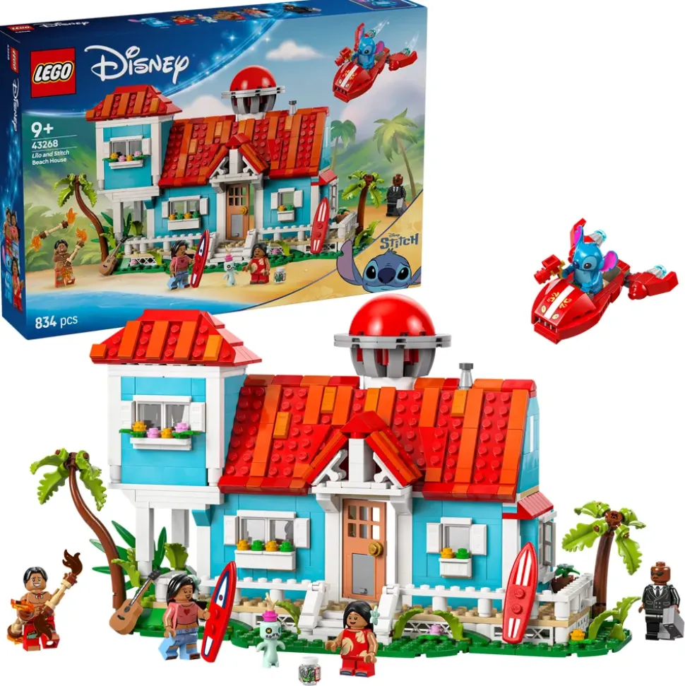LEGO Disney La maison sur la plage de Lilo et Stitch 43268