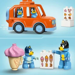 LEGO DUPLO Visite chez le marchand de glace avec Bluey 10458