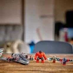 LEGO Marvel Captain America vs Hulk rouge 76292