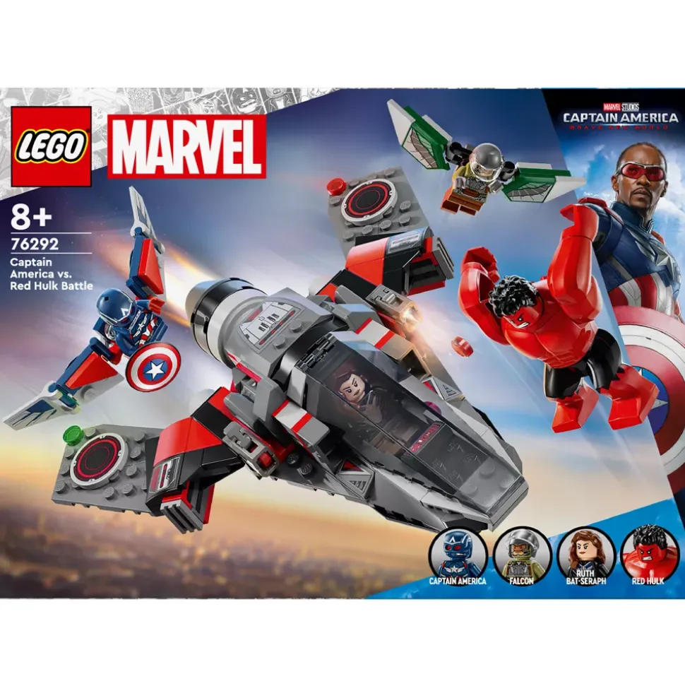 LEGO Marvel Captain America vs Hulk rouge 76292