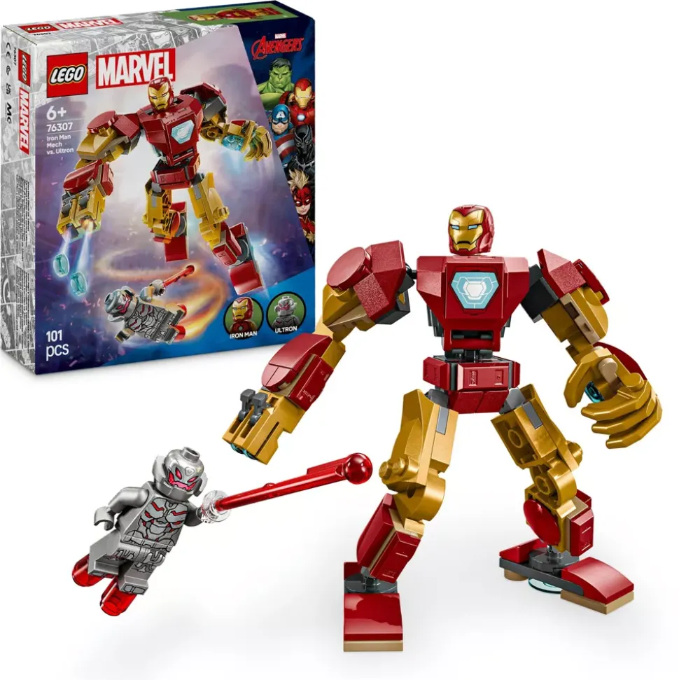 LEGO Marvel Le robot d’Iron Man contre Ultron 76307