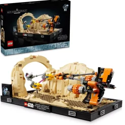 LEGO Star Wars Diorama de la course de podracers de Mos Espa 75380