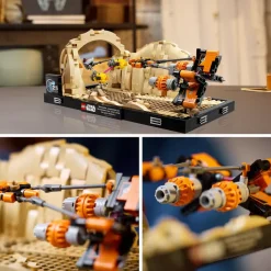 LEGO Star Wars Diorama de la course de podracers de Mos Espa 75380