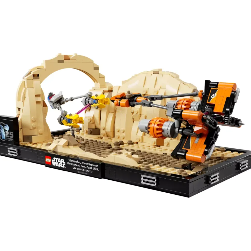 LEGO Star Wars Diorama de la course de podracers de Mos Espa 75380