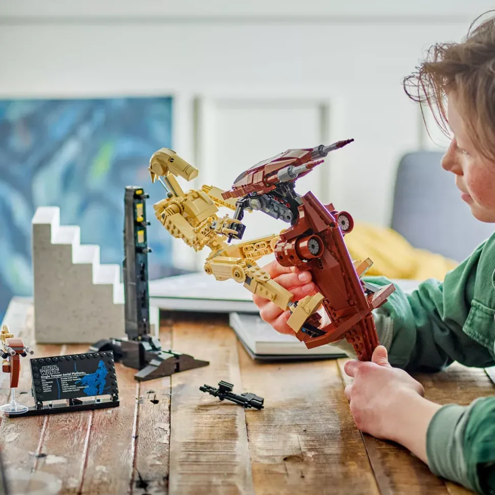LEGO Star Wars Droïde de combat sur son STAP 75428