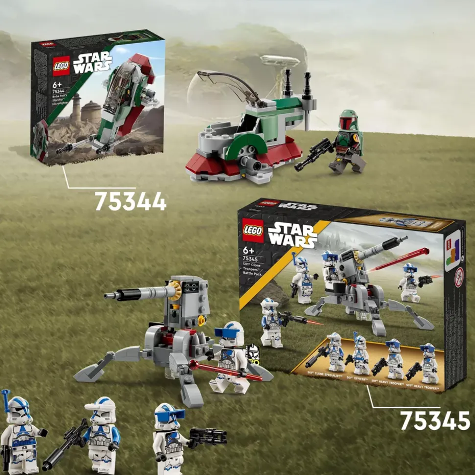 LEGO Star Wars 75345 Pack de combat des Clone Troopers de la 501e légion