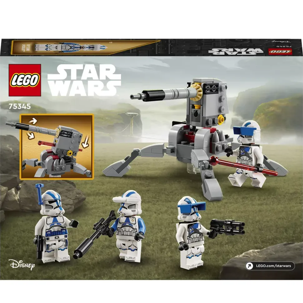 LEGO Star Wars 75345 Pack de combat des Clone Troopers de la 501e légion