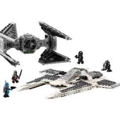 LEGO Star Wars 75348 Le chasseur Fang mandalorien contre le TIE Interceptor