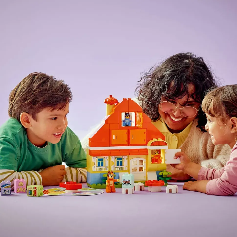 LEGO DUPLO La maison de famille de Bluey et le jeu de mémoire 10459