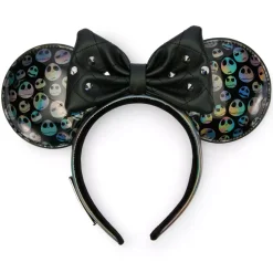 Loungefly Serre-tête à oreilles Jack Skellington pour adultes, L'Étrange Noël de monsieur Jack de Tim Burton