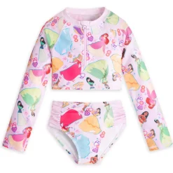 Maillot de bain deux-pièces Princesses Disney pour enfants