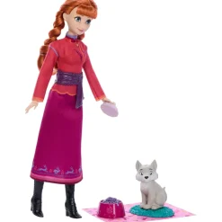 Mattel Poupée Anna et louveteau, La Reine des Neiges