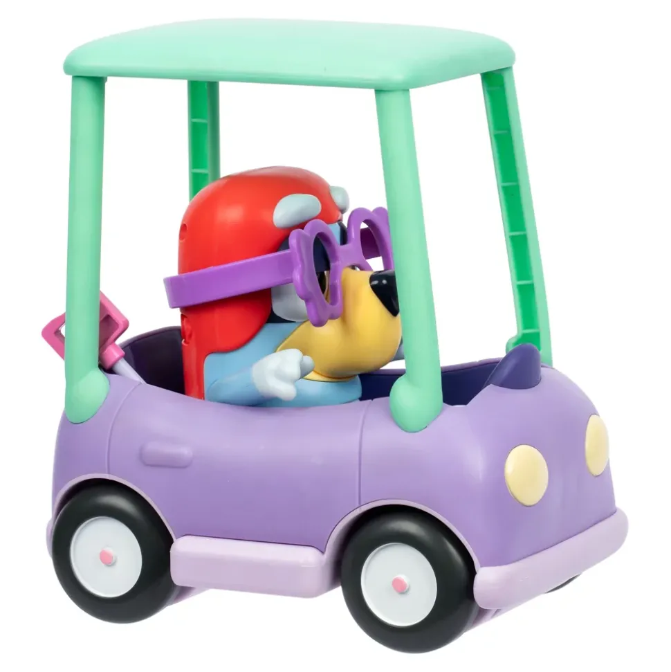 Moose Toys Coffret Janet et voiture de mamie interactive, Bluey