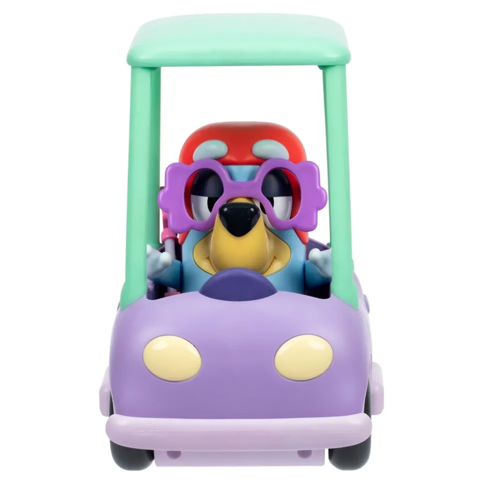 Moose Toys Coffret Janet et voiture de mamie interactive, Bluey