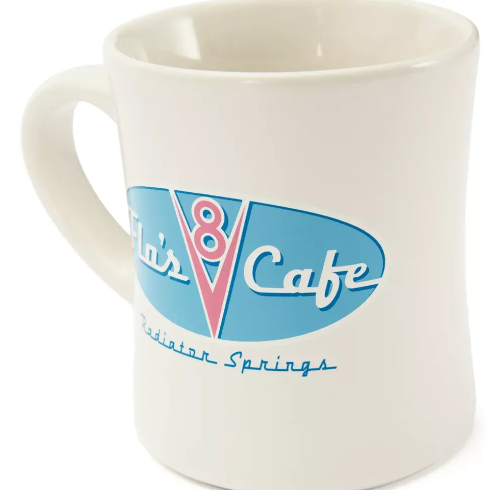 Mug Café V8 de Flo, Disney Pixar Cars