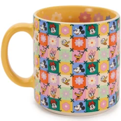 Mug Mickey et ses amis avec patchwork floral