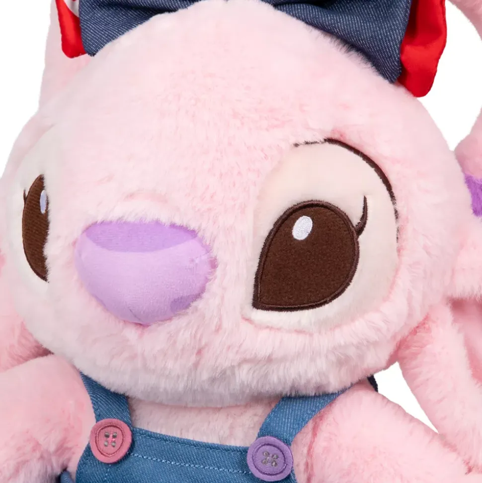 Peluche Angel denim de taille moyenne, Lilo & Stitch, 30 cm