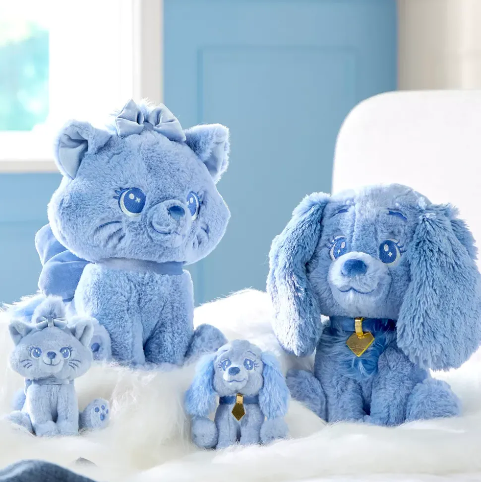 Peluche Lady bleue de taille moyenne, La Belle et le Clochard