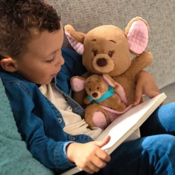 Peluche Maman Gourou et Petit Gourou GUND Oh So Snuggly, Winnie l'Ourson, 30,5 cm