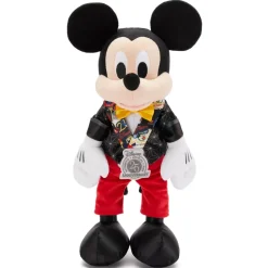Peluche Mickey de taille moyenne, 25e anniversaire des échanges de pin's Disney