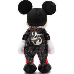 Peluche Mickey de taille moyenne, 25e anniversaire des échanges de pin's Disney