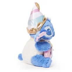 Peluche Stitch avec pochette spéciale fêtes de taille moyenne, Lilo & Stitch