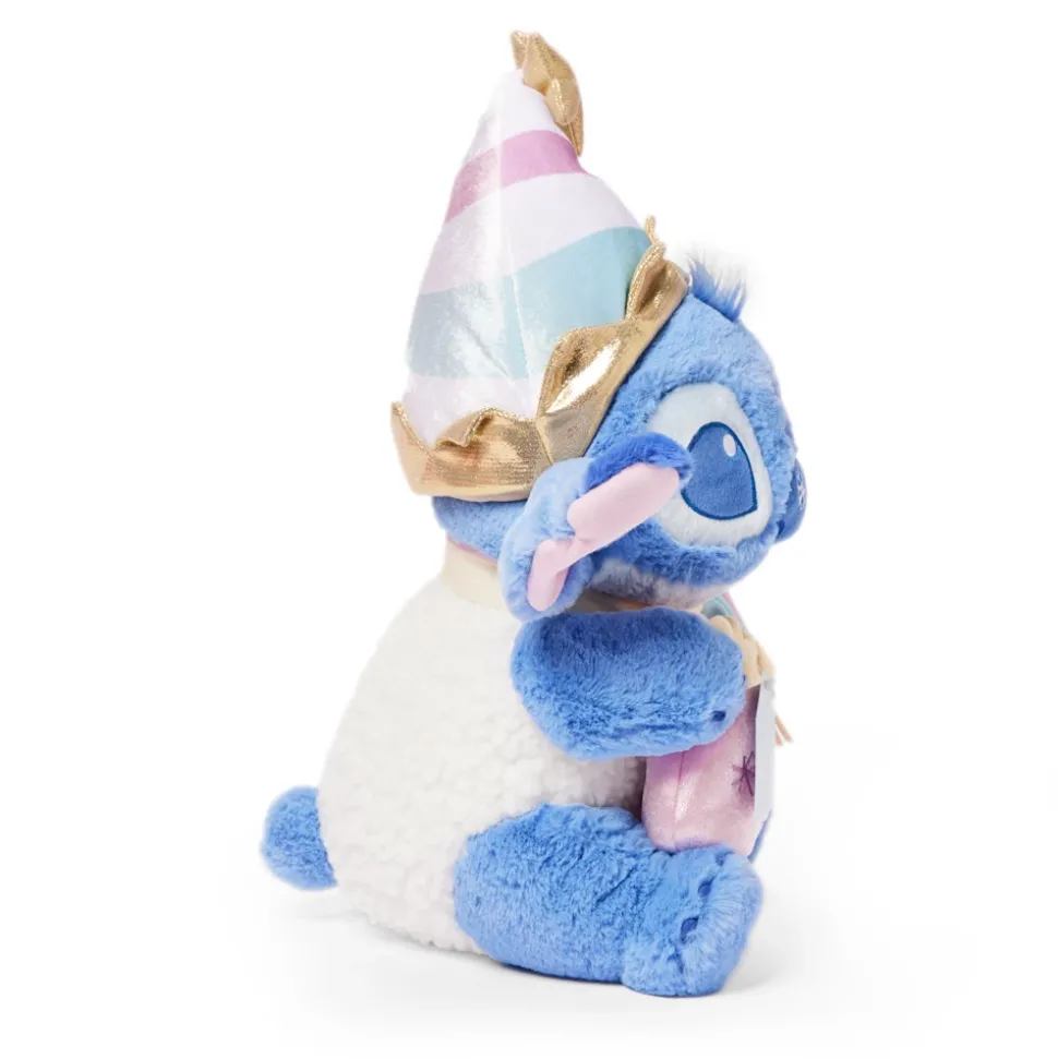 Peluche Stitch avec pochette spéciale fêtes de taille moyenne, Lilo & Stitch