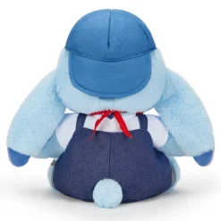 Peluche Stitch denim de taille moyenne, Lilo & Stitch, 33 cm