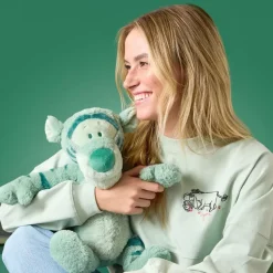 Peluche Tigrou verte de taille moyenne, Winnie l'Ourson, 35 cm