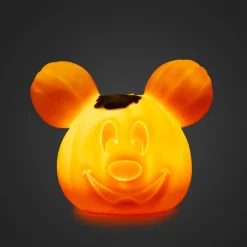 Petite citrouille creusée Mickey lumineuse
