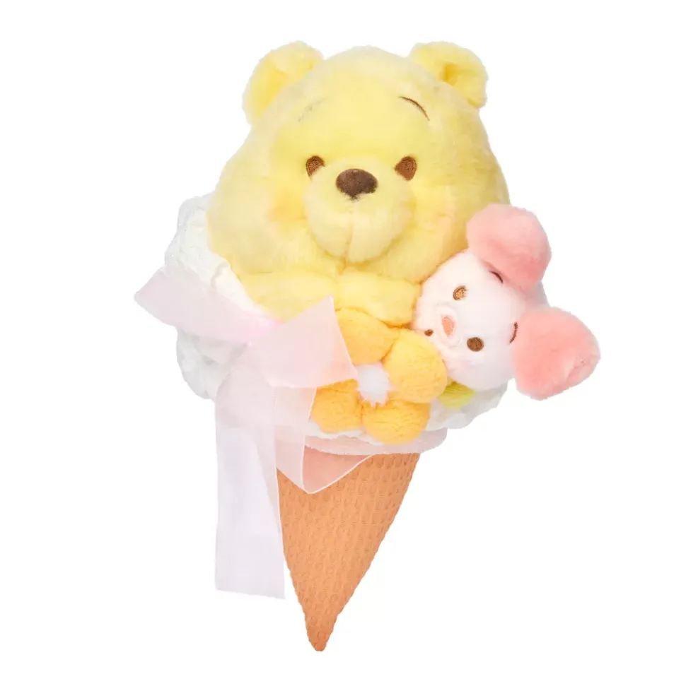 Petite peluche Bouquet Winnie l'Ourson et Porcinet, 22 cm