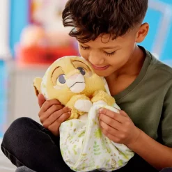 Petite peluche Simba avec lange Disney Babies, Le Roi Lion, 25,5 cm