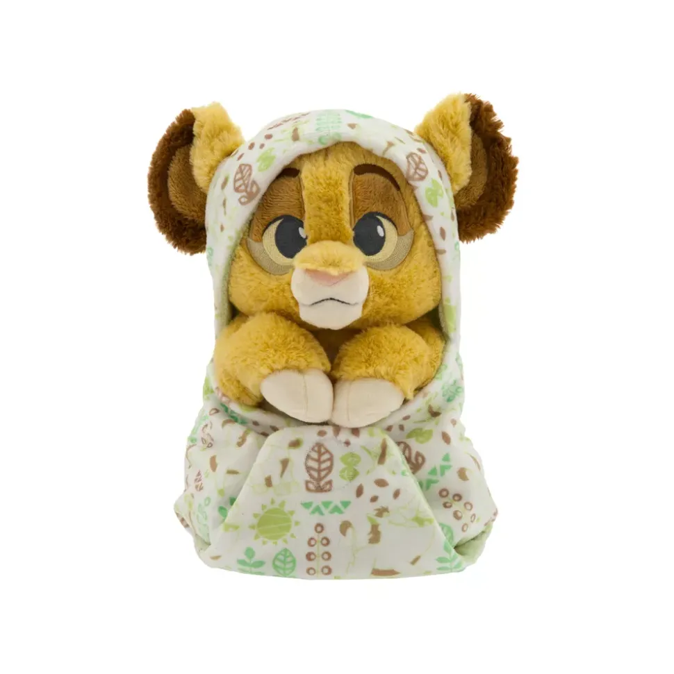 Petite peluche Simba avec lange Disney Babies, Le Roi Lion, 25,5 cm