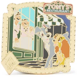 Pin's La Belle et le Clochard Restaurant de Tony en édition limitée