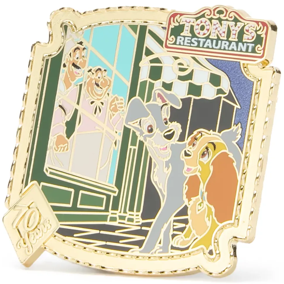 Pin's La Belle et le Clochard Restaurant de Tony en édition limitée