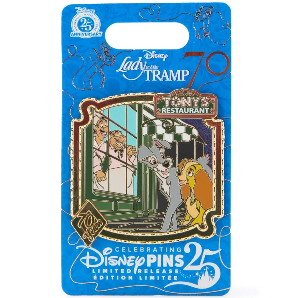 Pin's La Belle et le Clochard Restaurant de Tony en édition limitée
