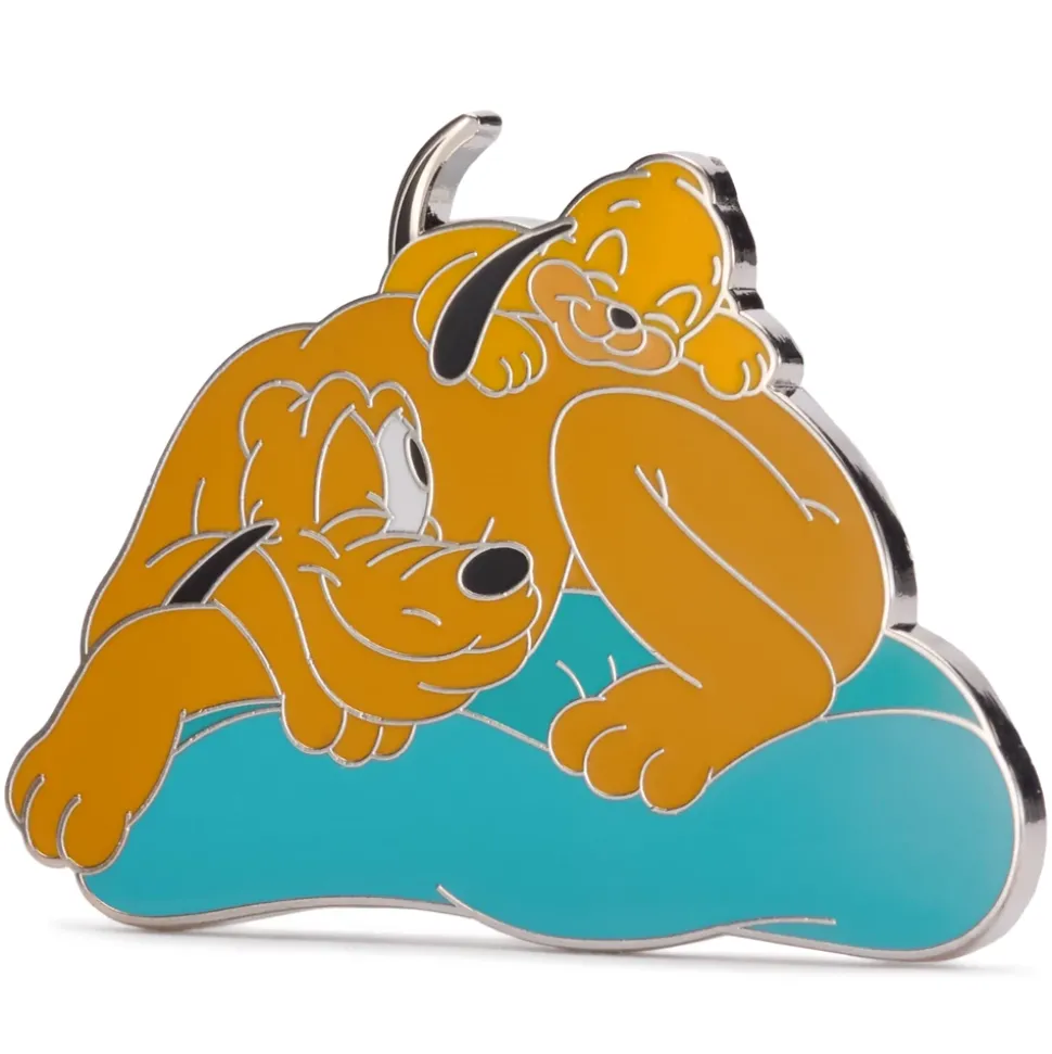 Pin's Pluto avec chiot