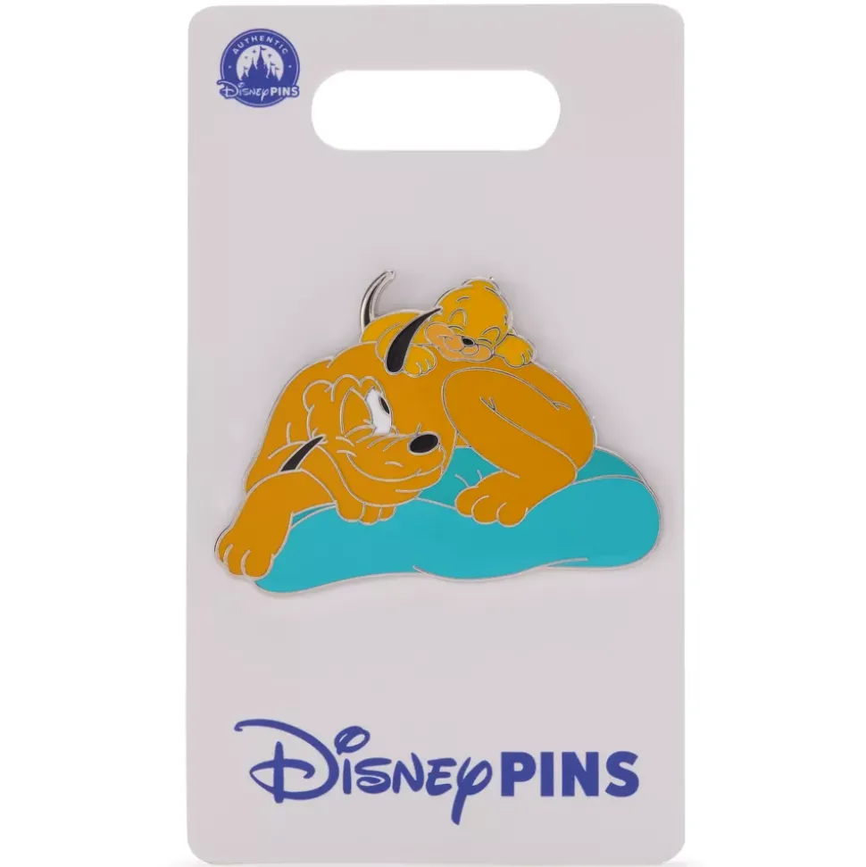 Pin's Pluto avec chiot