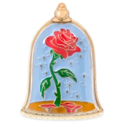 Pin's Rose enchantée, La Belle et la Bête
