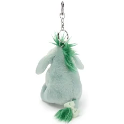 Porte-clés petite peluche Bourriquet verte, Winnie l'Ourson, 16 cm