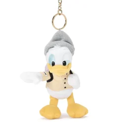 Porte-clés petite peluche Donald Duck au camping – 20 cm